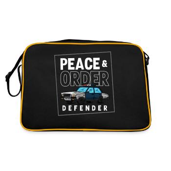 Costume de policier - Sac Retro - noir/or - Dos
