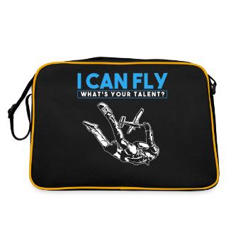 Skydiving, Skydiving - Retro Bag - black/gold - Back