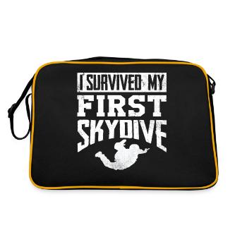 Skydiving, Skydiving - Retro Bag - black/gold - Back