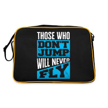 Skydiving, Skydiving - Retro Bag - black/gold - Back