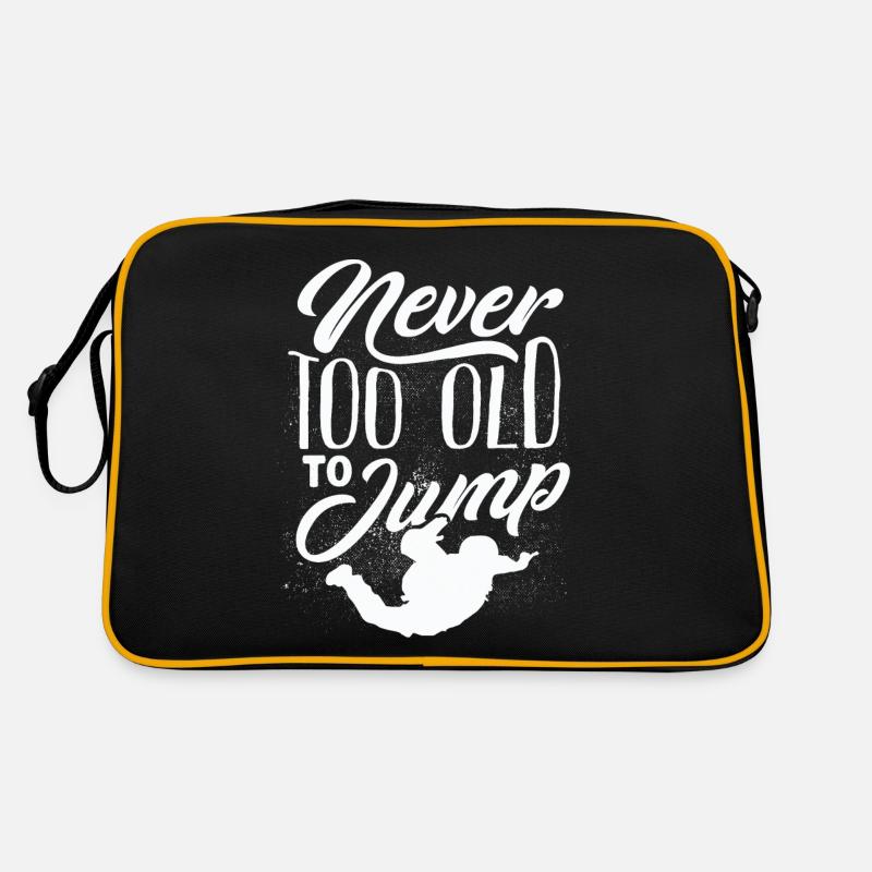Fallschirmspringen, Fallschirmspringer Retro Tasche