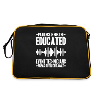 Veranstaltungstechniker Event Technician - Retro Bag - black/gold - Back
