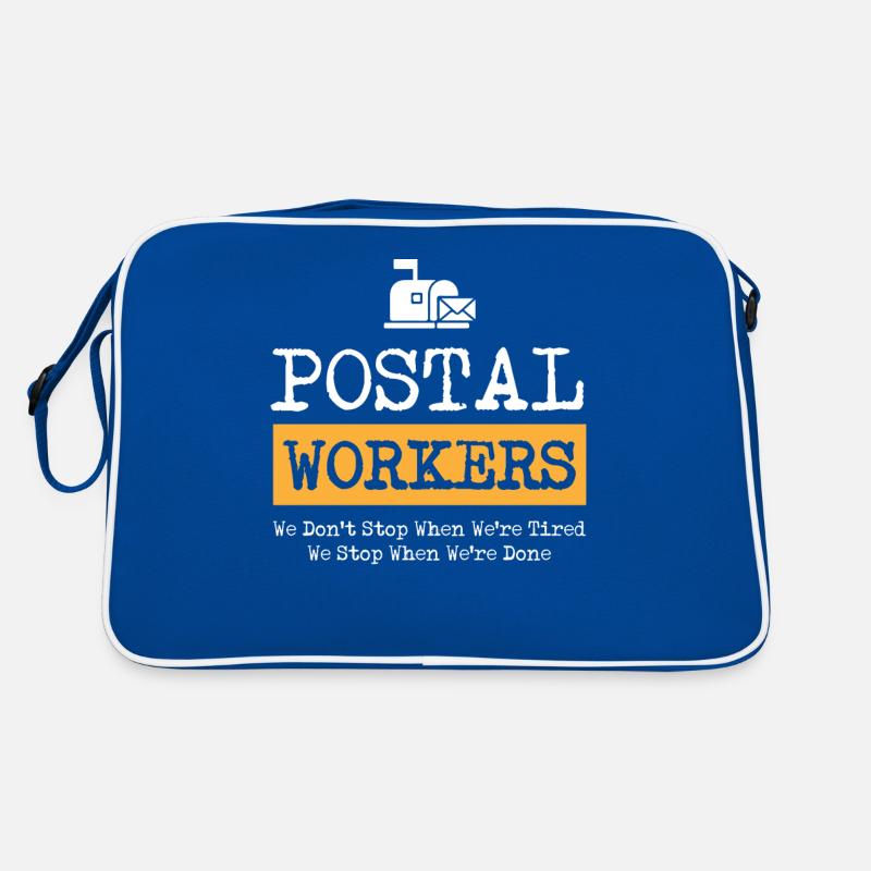 Postal worker, postal worker, postman Retro Bag