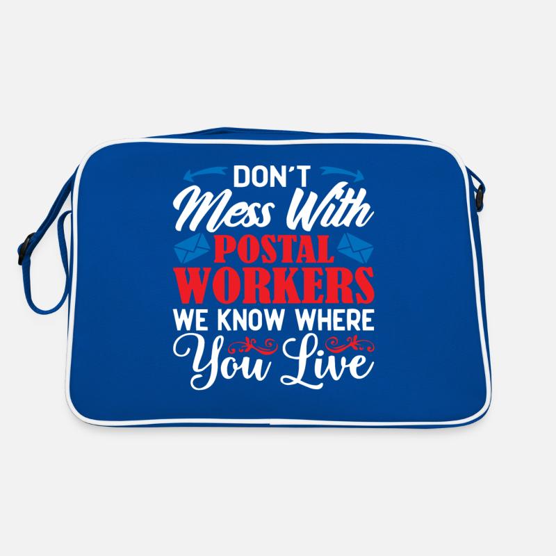 Postal worker, postal worker, postman Retro Bag