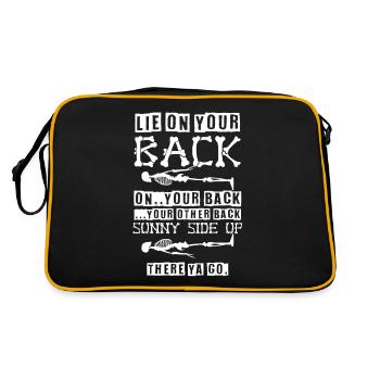 Radiology, radiologist, radiological technologist - Retro Bag - black/gold - Back