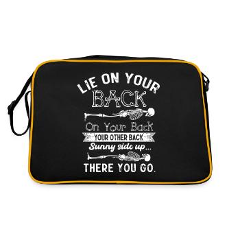 RAD technology, radiologist - Retro Bag - black/gold - Back