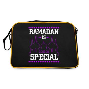 Ramadan, cadeaux du Ramadan, fêtes musulmanes - Sac Retro - noir/or - Dos