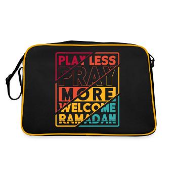 Ramadan, cadeaux du Ramadan, fêtes musulmanes - Sac Retro - noir/or - Dos