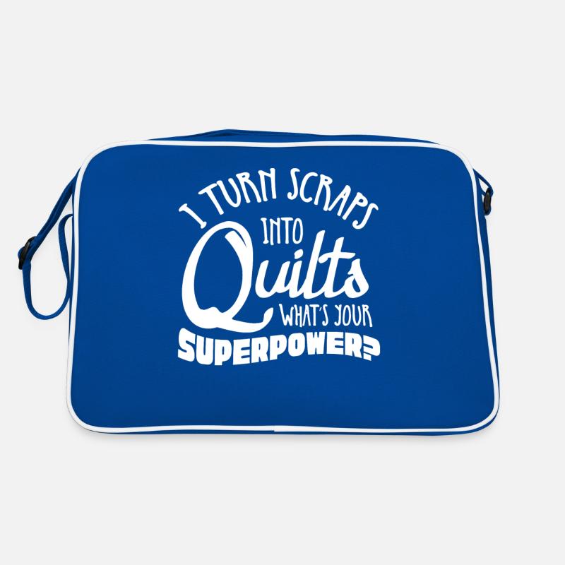 Quilting, knitting, sewing, quilting Retro Bag