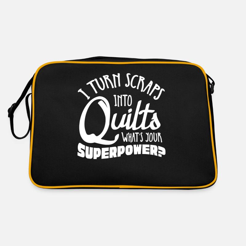 Quilting, knitting, sewing, quilting Retro Bag