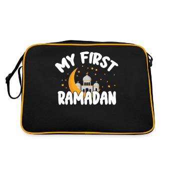Célébration du Ramadan, fête musulmane - Sac Retro - noir/or - Dos
