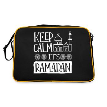 Célébration du Ramadan, fête musulmane - Sac Retro - noir/or - Dos