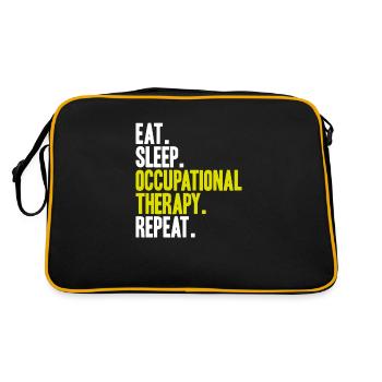 Ergothérapeute Ergotherapeut Ergotherapie - Sac Retro - noir/or - Dos