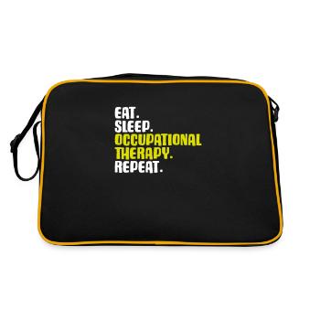 Ergothérapeute Ergotherapeut Ergotherapie - Sac Retro - noir/or - Dos