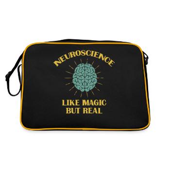 Neuroscience - Retro Bag - black/gold - Back