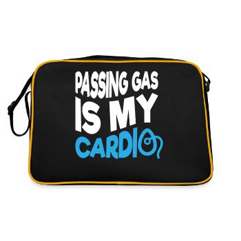 Anesthesiologist, Anesthesiology - Retro Bag - black/gold - Back