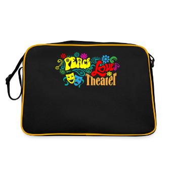 Broadway, Musical, Theater - Retro Bag - black/gold - Back