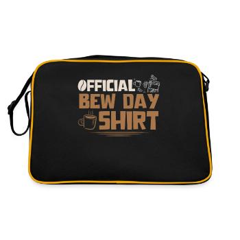 Barista, coffee machine - Retro Bag - black/gold - Back