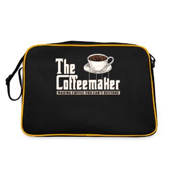Barista, coffee machine - Retro Bag - black/gold - Back