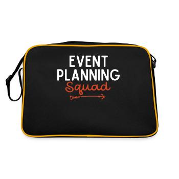 Planification d’événements, Planificateur d’événements - Sac Retro - noir/or - Dos