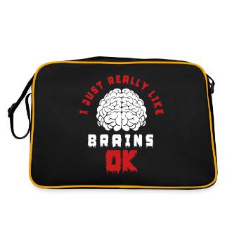 Neuroscience, Neuroscientist - Retro Bag - black/gold - Back