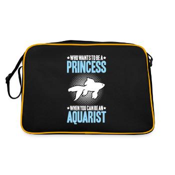 Aquaristics Aquarist Aquarium Fish Aquarist - Retro Bag - black/gold - Back
