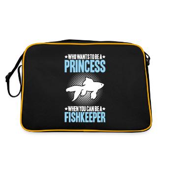 Aquaristics Aquarist Aquarium Fish Aquarist - Retro Bag - black/gold - Back