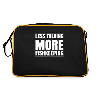 Aquaristics Aquarist Aquarium Fish Aquarist - Retro Bag - black/gold - Back