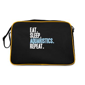 Aquaristics Aquarist Aquarium Fish Aquarist - Retro Bag - black/gold - Back