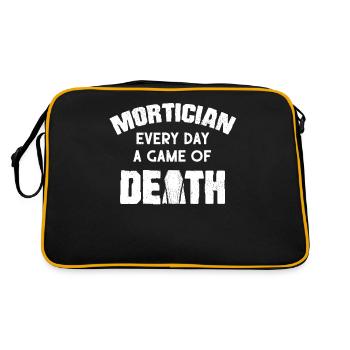 Corpse Keepers, Undertakers, Funeral Homes - Retro Bag - black/gold - Back