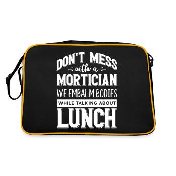 Corpse Keepers, Undertakers, Funeral Homes - Retro Bag - black/gold - Back