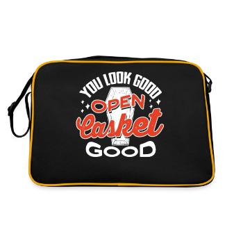 Corpse Keepers, Undertakers, Funeral Homes - Retro Bag - black/gold - Back