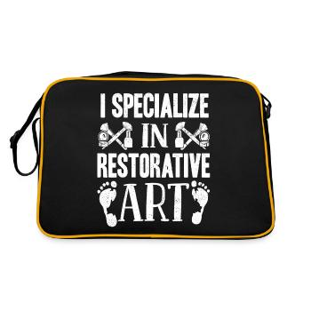 Corpse Keepers, Undertakers, Funeral Homes - Retro Bag - black/gold - Back