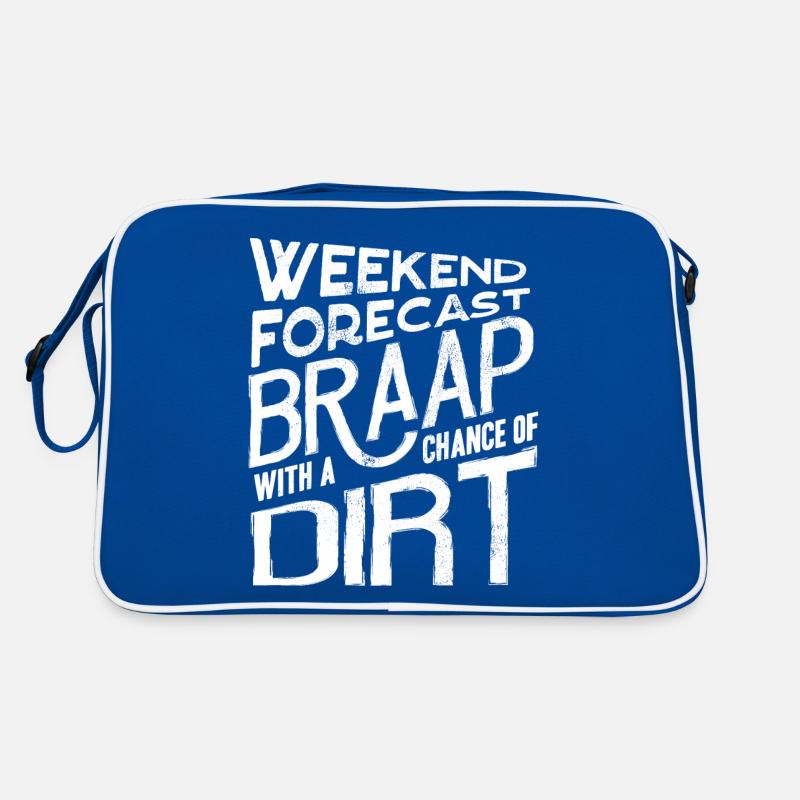 Motocross-Biker Retro Tasche