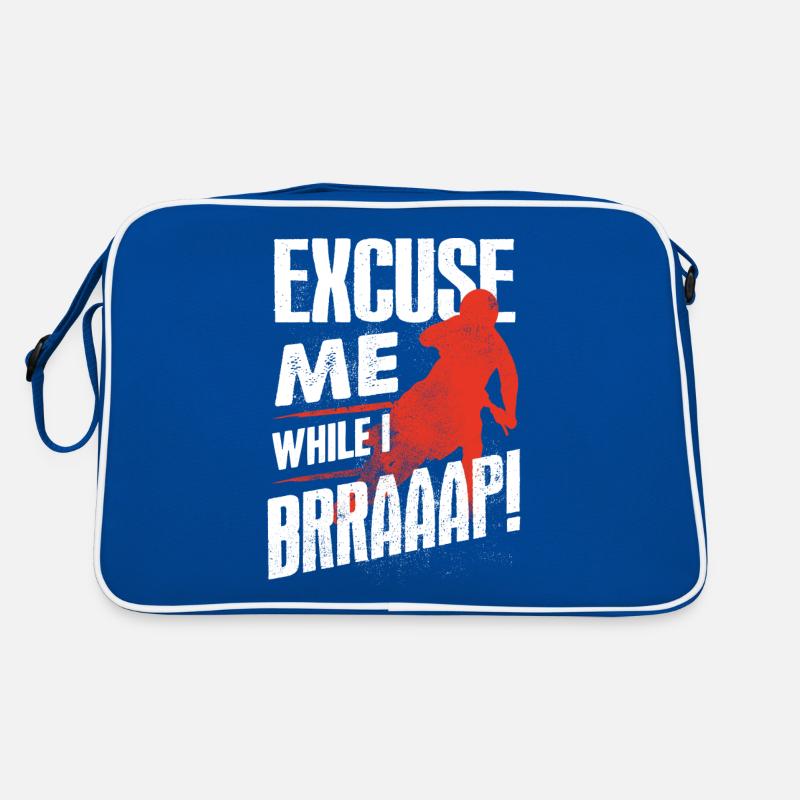 Motocross-Biker Retro Tasche