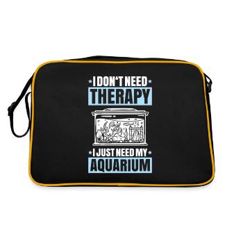 Aquaristics Aquarist Aquarium Fish Aquarist - Retro Bag - black/gold - Back