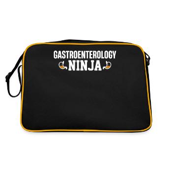 Gastroenterology, Gastroenterologist - Retro Bag - black/gold - Back