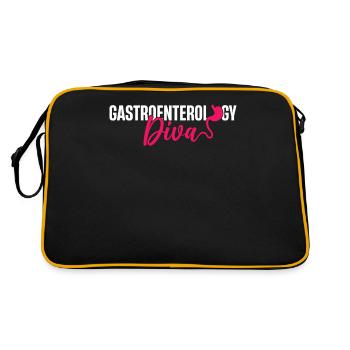 Gastroenterology, Gastroenterologist - Retro Bag - black/gold - Back