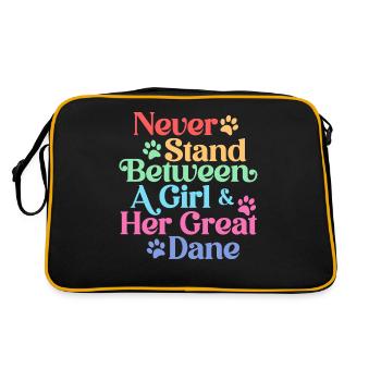 Grands Danois, Grands Danois - Sac Retro - noir/or - Dos