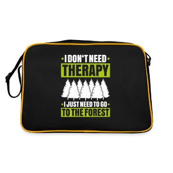 Forester Forestry Forester Forest workers Forest - Retro Bag - black/gold - Back