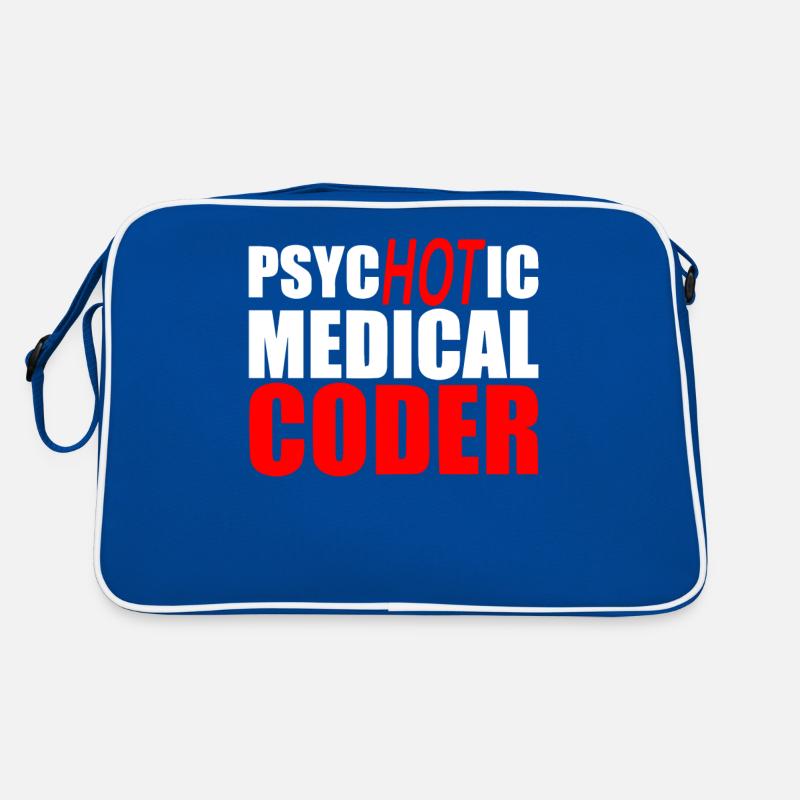 Medizinischer Kodierer, Programmierer Retro Tasche