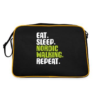 Marche nordique Marcheur nordique Walken nordique - Sac Retro - noir/or - Dos