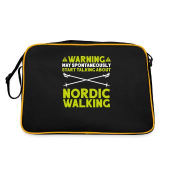 Marche nordique Marcheur nordique Walken nordique - Sac Retro - noir/or - Dos