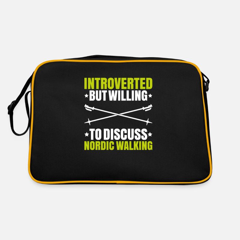 Nordic Walking Nordic Walker Nordic Walken Retro Bag