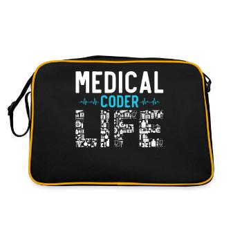Medical Encoder Medical Programmer - Retro Bag - black/gold - Back
