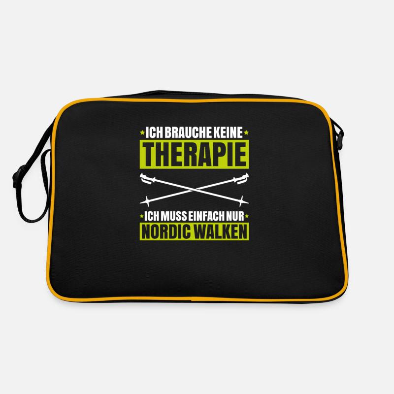 Nordic Walking Nordic Walker Nordic Walken Retro Tasche
