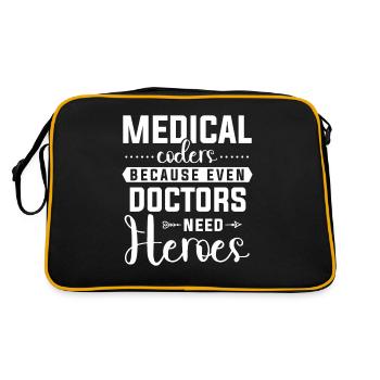 Medical Encoder Medical Programmer - Retro Bag - black/gold - Back