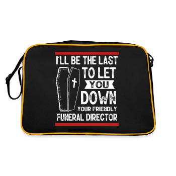 Funeral Homes, Funeral Homes - Retro Bag - black/gold - Back