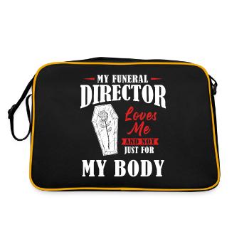 Funeral Homes, Funeral Homes - Retro Bag - black/gold - Back
