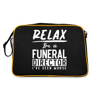Funeral Homes, Funeral Homes - Retro Bag - black/gold - Back